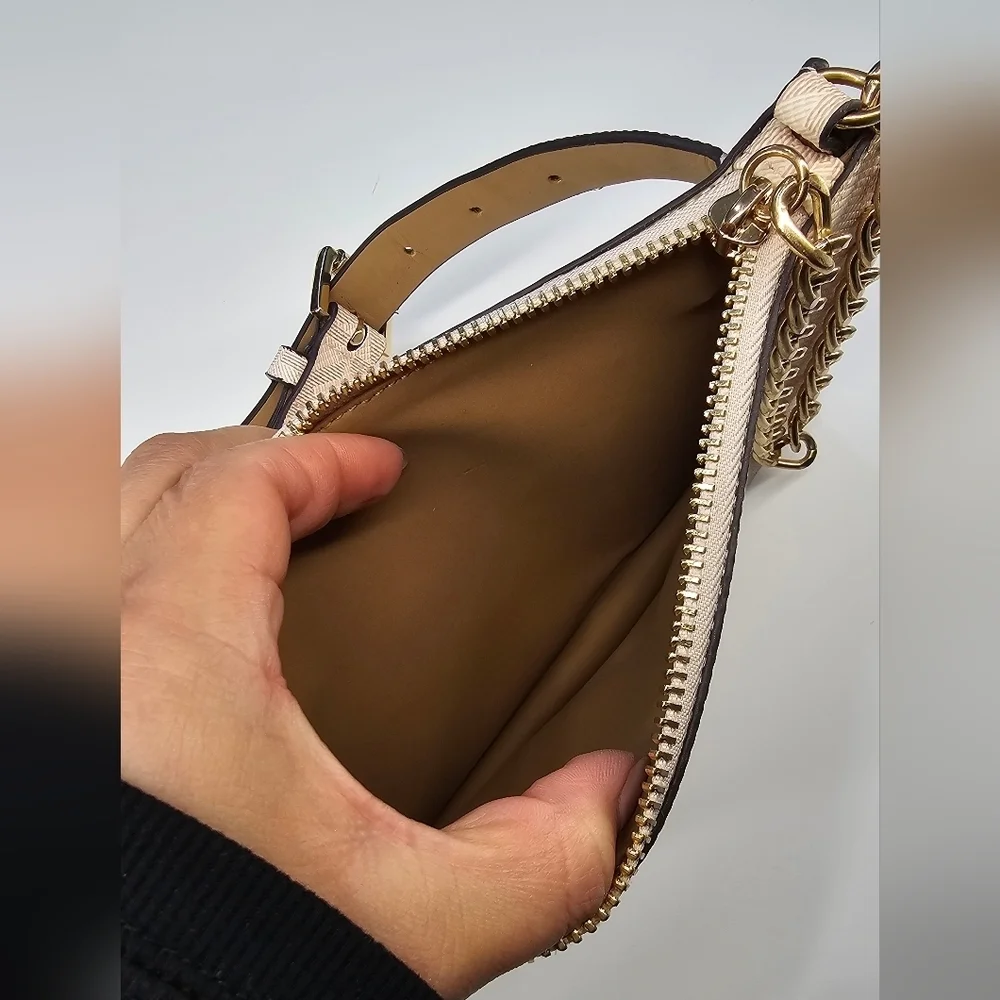 Michael Kors belt bag with pull chain